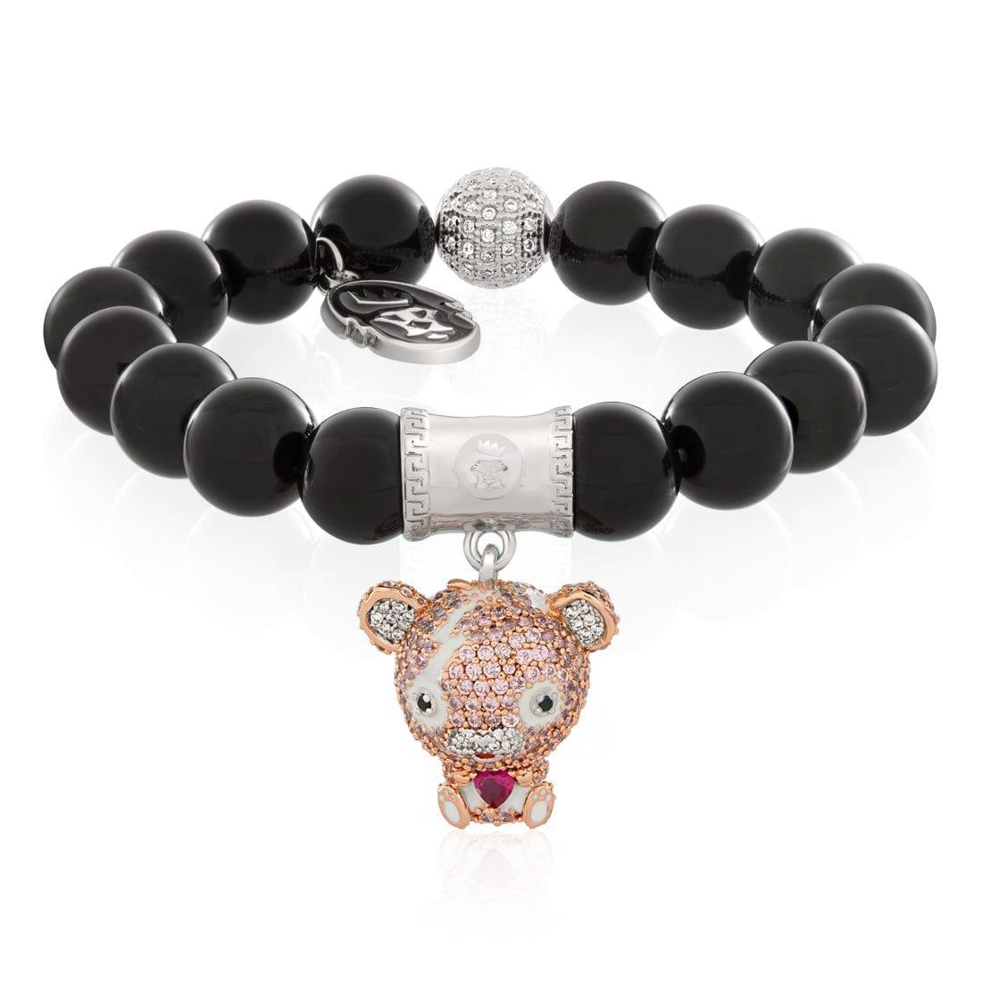 King Ice X Fortnite - Cuddlebear Cutie Bracelet - WHITE GOLD